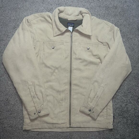 Vintage Patagonia Corduroy Fleece Lined Chore Work Barn Coat Jacket Men Medium